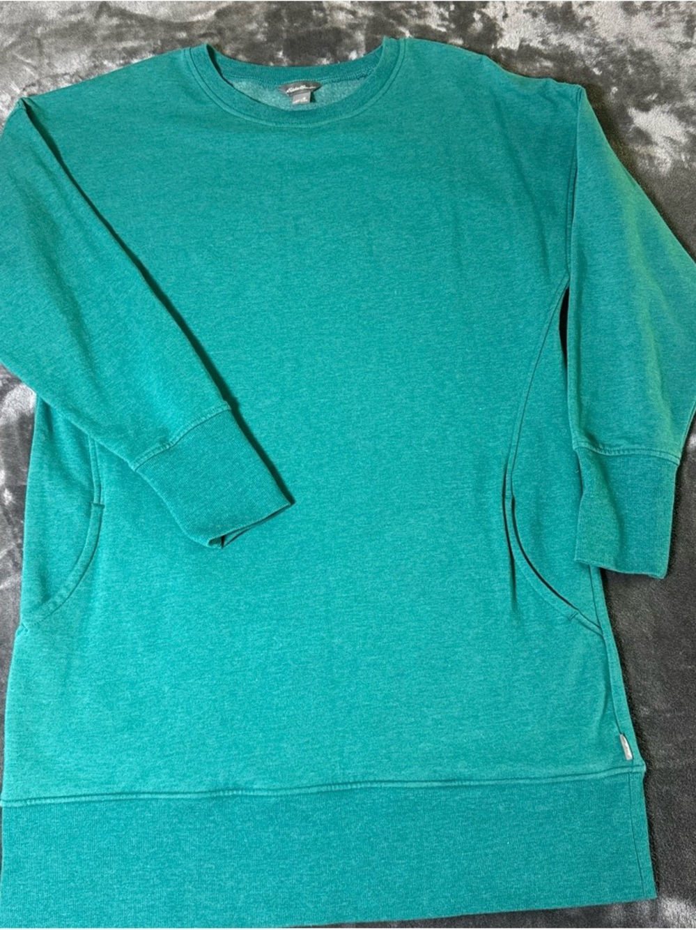 Eddie Bauer Teal Pullover Crewneck Sweatshirt
